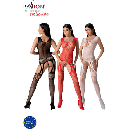PASSION - BS099 RØD BODYSTOCKING EN STØRRELSE