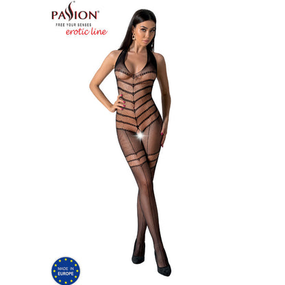 PASSION - BS100 BODYSTOCKING SVART EN STØRRELSE