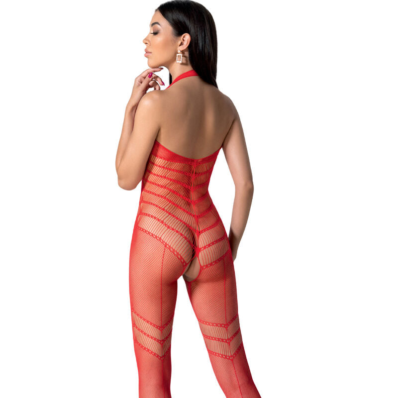 PASSION - BS100 BODYSTOCKING RØD EN STØRRELSE