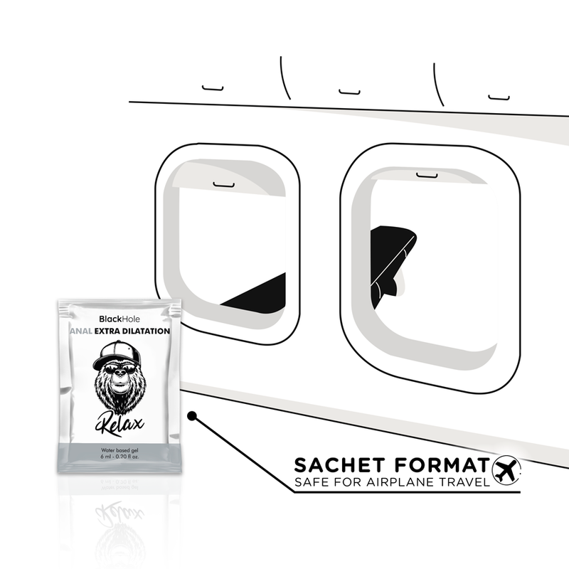 BLACK HOLE - VANNBASERT GEL EKSTRA UTVIDENDE 6 ML ENKELTDOSE