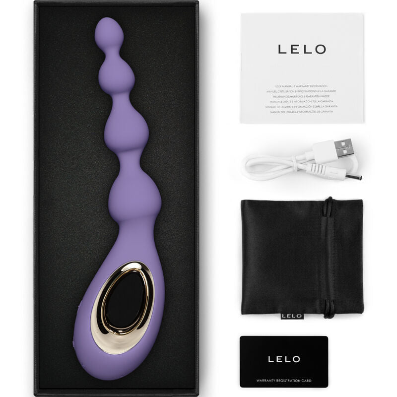 LELO - SORAYA BEADS FIOLETT ANAL MASSASJER