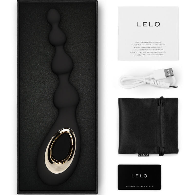 LELO - SORAYA BEADS SVART ANALMASSERINGSAPPARAT