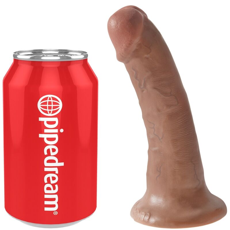 KONGEPIKK - REALISTISK PENIS 15 CM KARAMELL