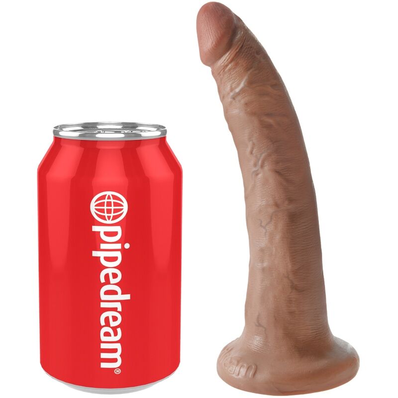 KONGEPIKK - REALISTISK PENIS 17,5 CM KARAMELL