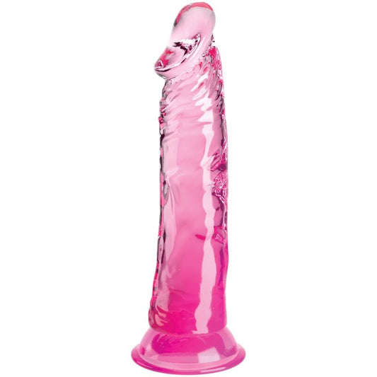 KONGEPIKK - KLAR REALISTISK PENIS 19,7 CM ROSA