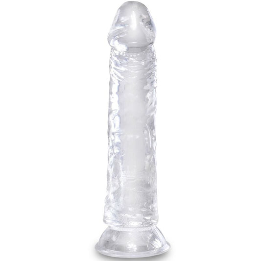 KONGEPIKK - KLAR REALISTISK PENIS 19,7 CM TRANSPARENT
