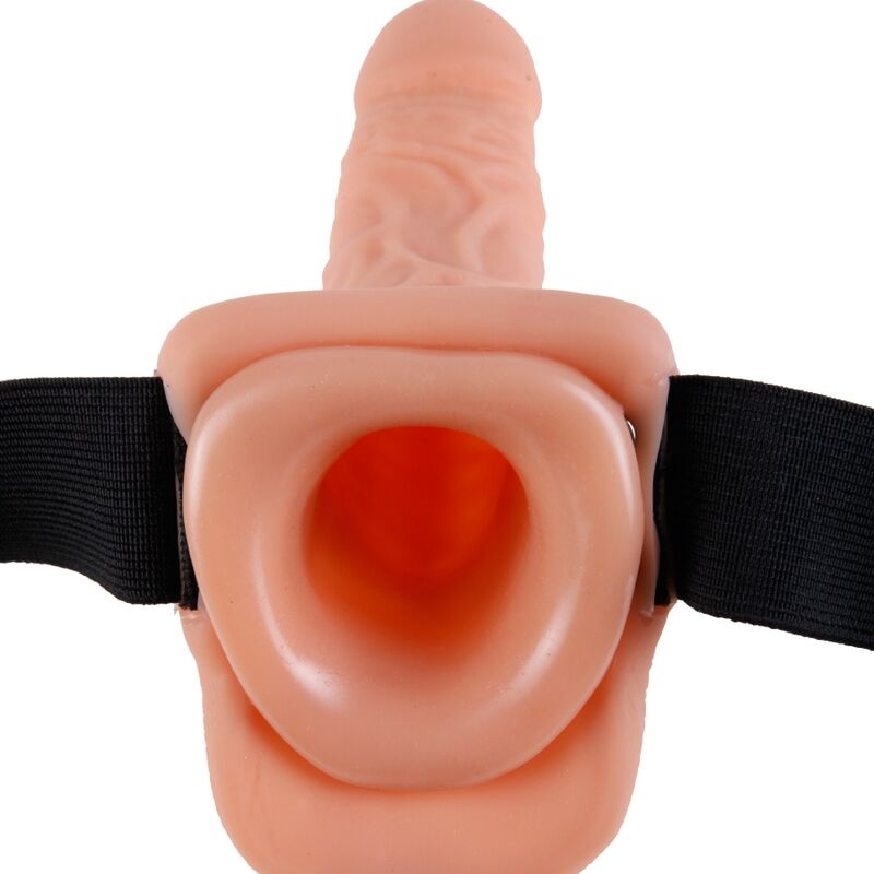 FETISH FANTASY SERIE - JUSTERBAR SELE FJERNKONTROLL REALISTISK PENIS MED TESTIKLENE 17,8 CM