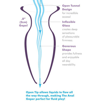 ANAL FANTASY ELITE COLLECTION - ANALGAPERDILATOR FOR NYBEGYNNERE KRYSTALLSTØRRELSE S