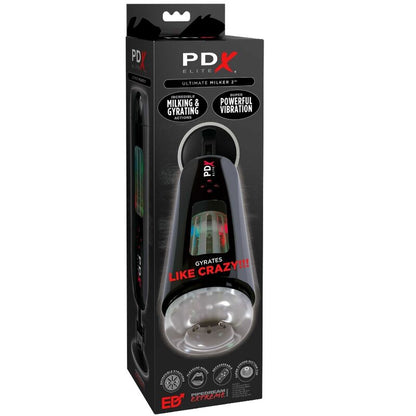 PDX ELITE - STROKER ULTIMATE MILKER 2 ROTERENDE &amp; VIBRATOR