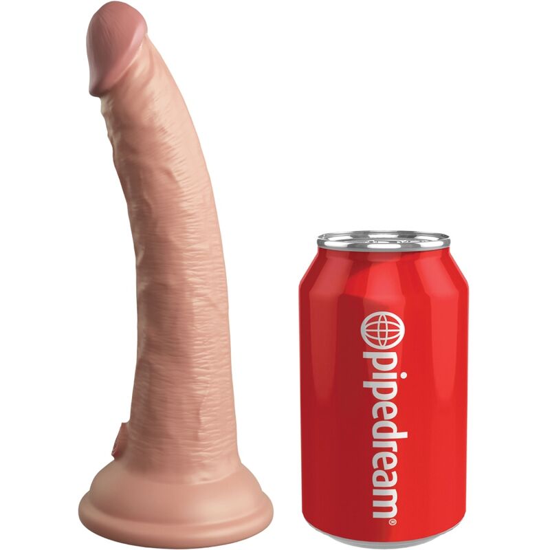 KONGEPIKK - ELITE REALISTISK SILIKONDILDO 17,8 CM