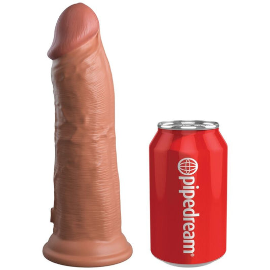 KING COCK - ELITE REALISTISK SILIKON DILDO 20,3 CM KARAMELL