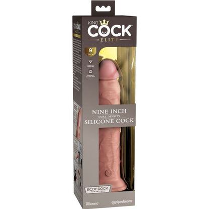 KONGEPIKK - ELITE REALISTISK SILIKONDILDO 23 CM