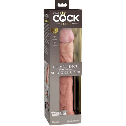KONGEPIKK - ELITE REALISTISK SILIKONDILDO 28 CM