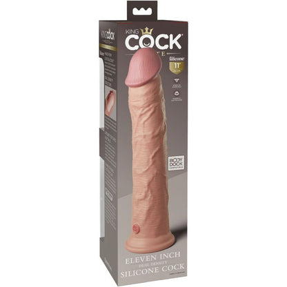 KONGEPIKK - ELITE REALISTISK SILIKONDILDO 28 CM