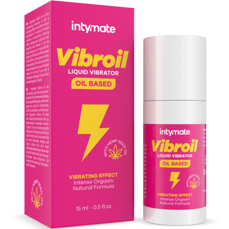 INTIMATELINE INTYMATE - VIBROIL INTIMOLJE FOR HENNES VIBRERINGSEFFEKT 15 ML