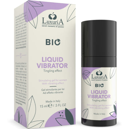 INTIMATELINE LUXURIA - BIO STIMULERINGSGEL FOR VIBRERINGSEFFEKT 15 ML