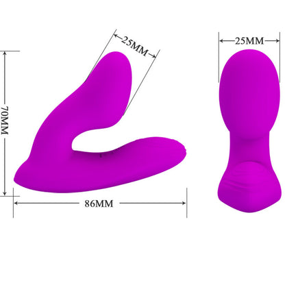 PRETTY LOVE - MELVIN KLITORISMASSERINGSAPPARAT MED FJERNKONTROLL