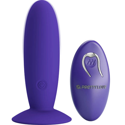 PRETTY LOVE - YOUTH PLUG ANALVIBRATOR FJERNKONTROLL FIOLETT