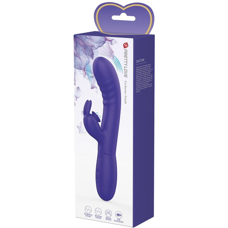 PRETTY LOVE - CERBERUS YOUTH VIOLET KANINVIBRATOR