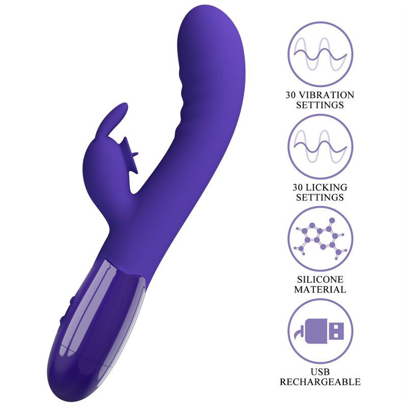 PRETTY LOVE - CERBERUS YOUTH VIOLET KANINVIBRATOR