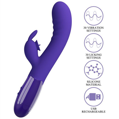PRETTY LOVE - CERBERUS YOUTH VIOLET KANINVIBRATOR