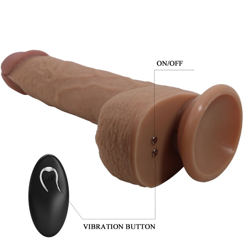 PRETTY LOVE - TOMMY REALISTISK DILDOVIBRATOR 22,5 CM