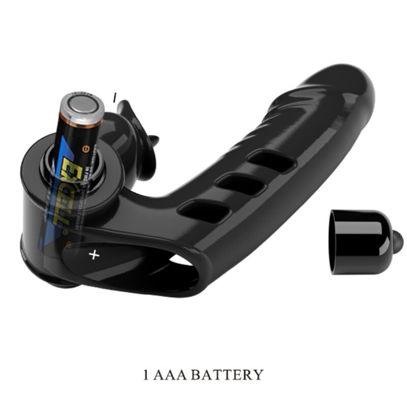 PRETTY LOVE - CORBIN SVART VIBRATORFINGERDEKSEL