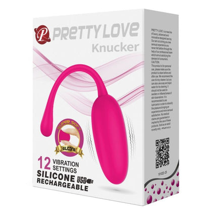 PRETTY LOVE - KNUCKER ROSA OPPLADBART VIBRERENDE EGG