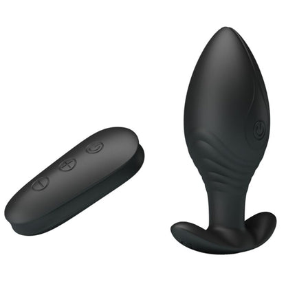 PRETTY LOVE - REGINA ANALPLUGG OPPLADBAR VIBRATOR SVART