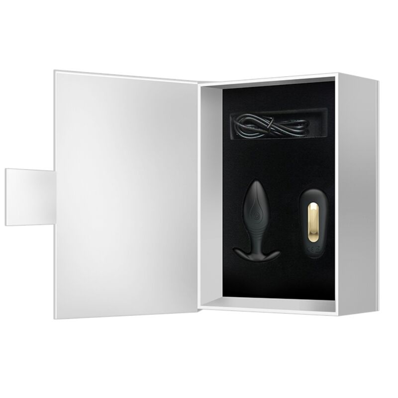 PRETTY LOVE - REGINA ANALPLUGG OPPLADBAR VIBRATOR SVART