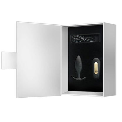 PRETTY LOVE - REGINA ANALPLUGG OPPLADBAR VIBRATOR SVART