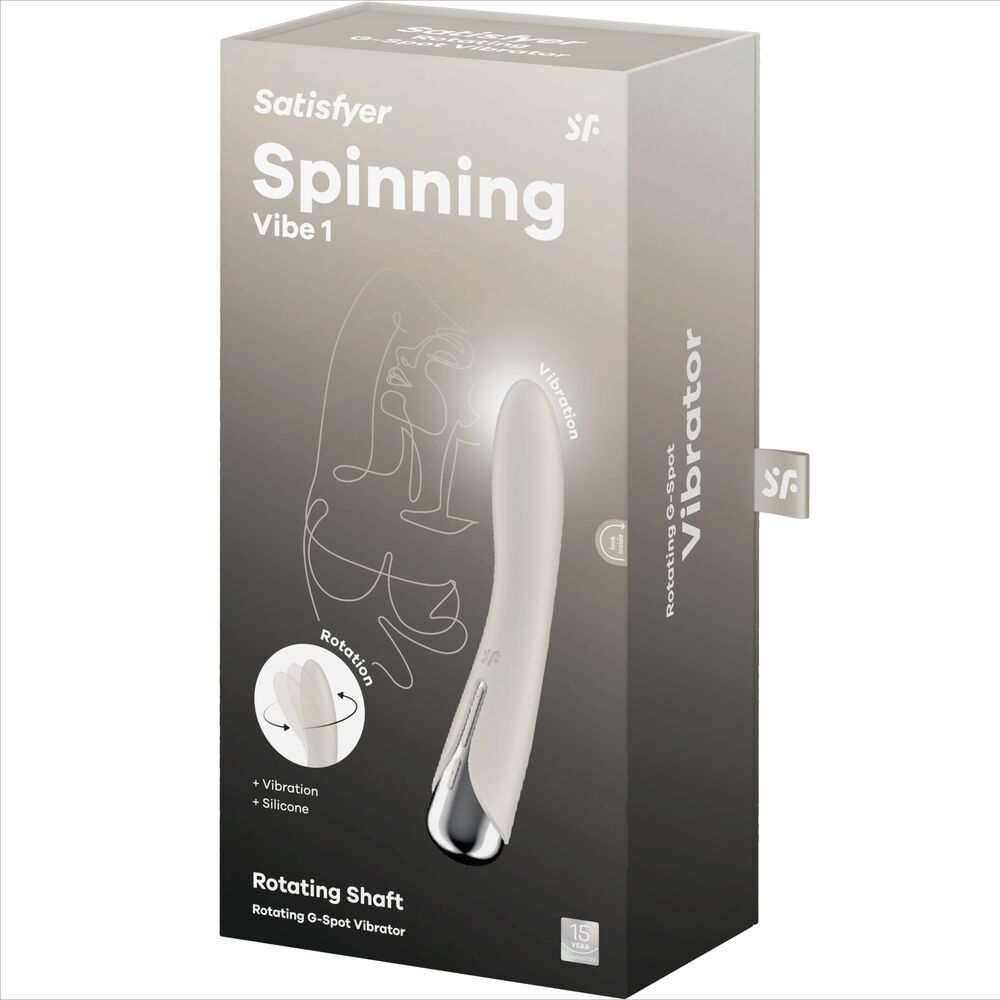 SATISFYER - SPINNING VIBE 1 G-PUNKTS BEIGE ROTATORVIBRATOR