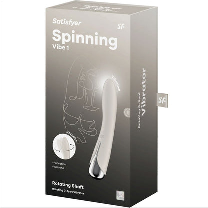SATISFYER - SPINNING VIBE 1 G-PUNKTS BEIGE ROTATORVIBRATOR