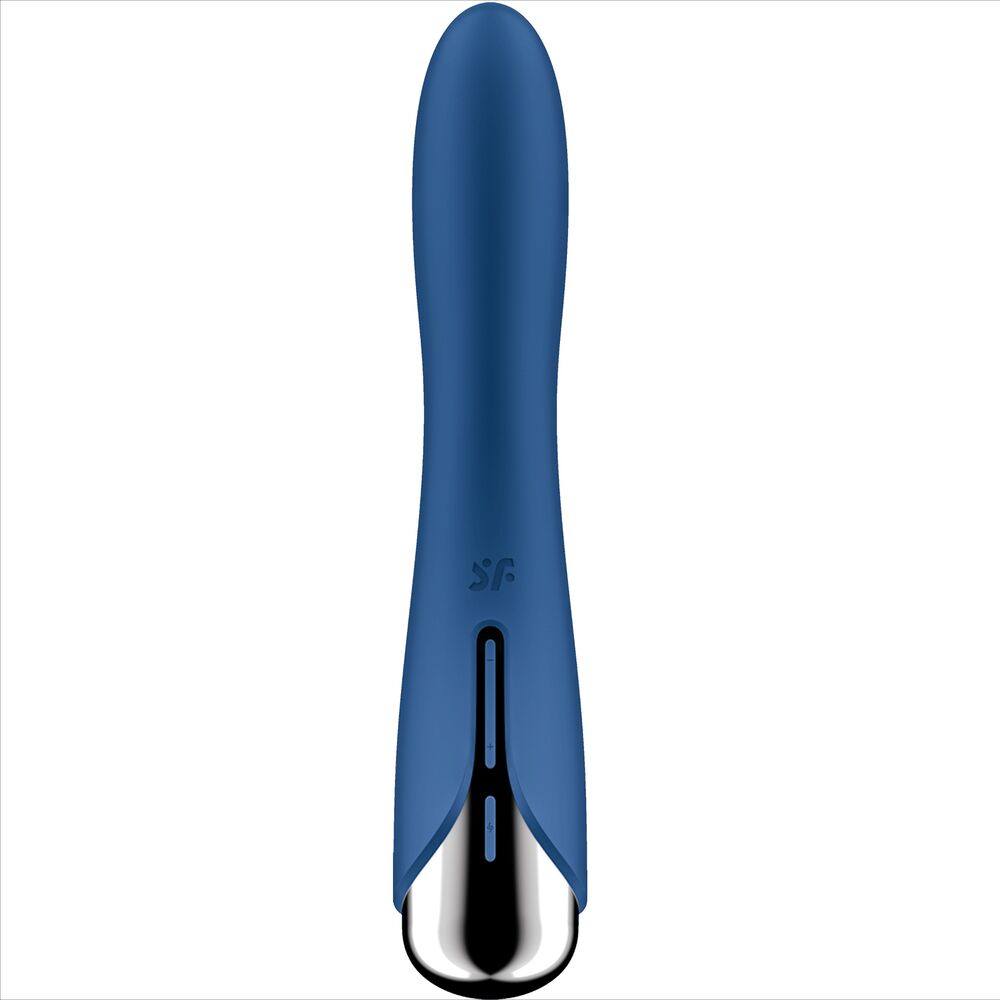 SATISFYER - SPINNING VIBE 1 G-PUNKTSVIBRATOR MED BLÅ ROTATOR