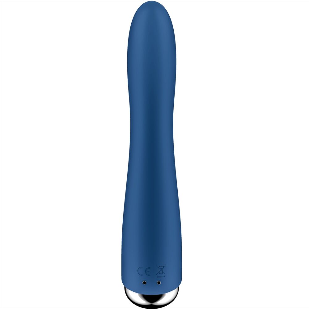 SATISFYER - SPINNING VIBE 1 G-PUNKTSVIBRATOR MED BLÅ ROTATOR