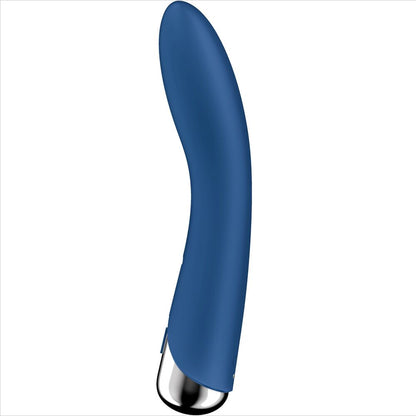 SATISFYER - SPINNING VIBE 1 G-PUNKTSVIBRATOR MED BLÅ ROTATOR