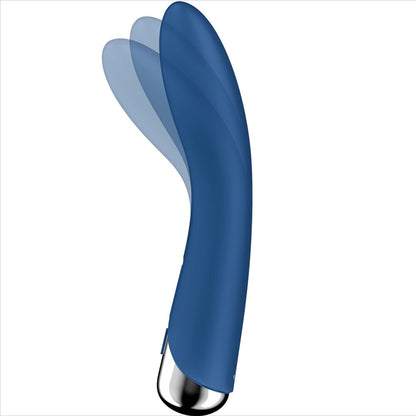 SATISFYER - SPINNING VIBE 1 G-PUNKTSVIBRATOR MED BLÅ ROTATOR