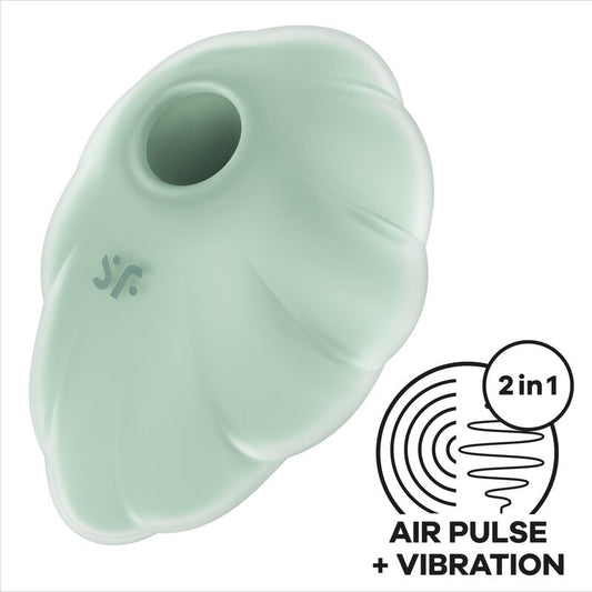 SATISFYER - CLOUD DANCER GRØNN LUFTPULSVIBRATOR