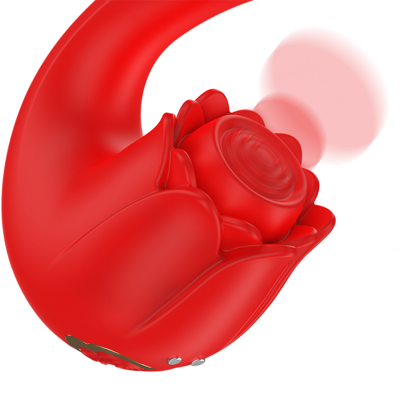 MIA - SELENA STIMULATOR VIBRERENDE + TAPPERENDE RØD