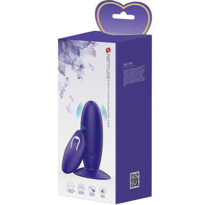 PRETTY LOVE - YOUTH PLUG ANALVIBRATOR FJERNKONTROLL FIOLETT