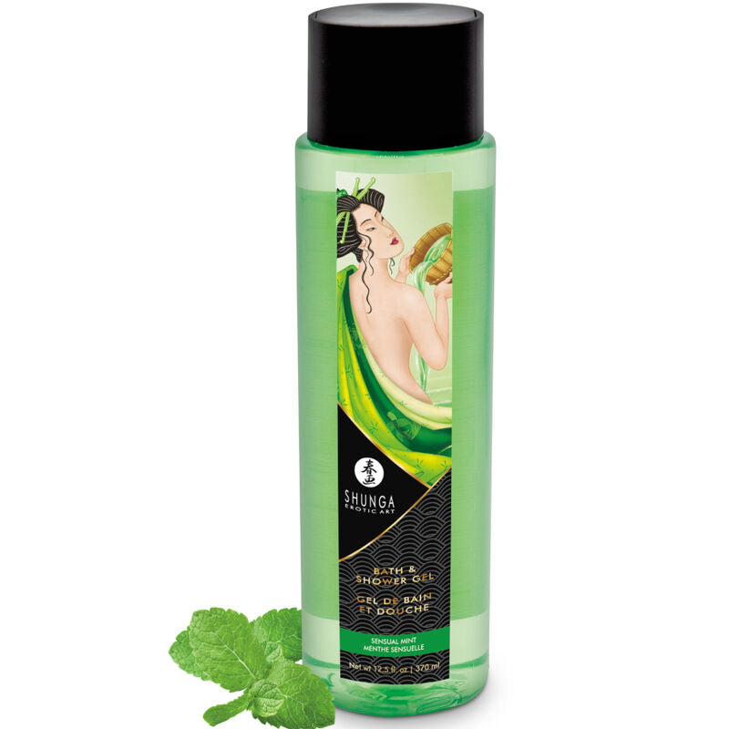 SHUNGA - BAD- OG DUSJGEL SENSUELT MINT 370 ML