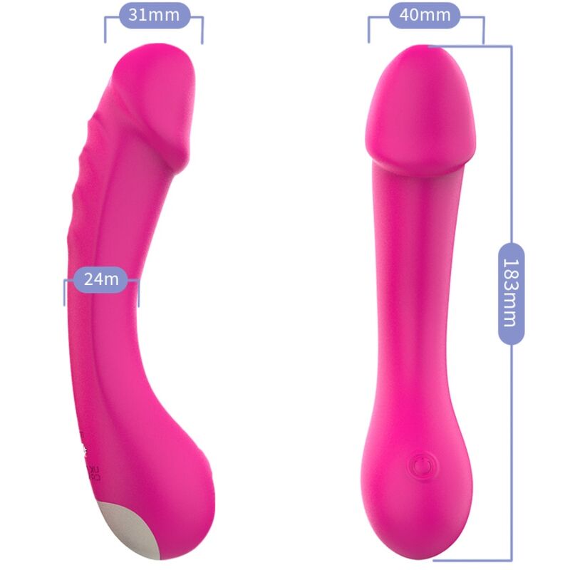 ARMONY - DILDOVIBRATOR G-PUNKTS SILIKON FUCHSIA