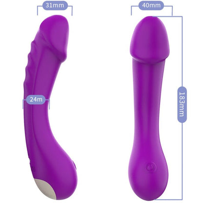 ARMONY - DILDOVIBRATOR G-PUNKTS SILIKON LILLA