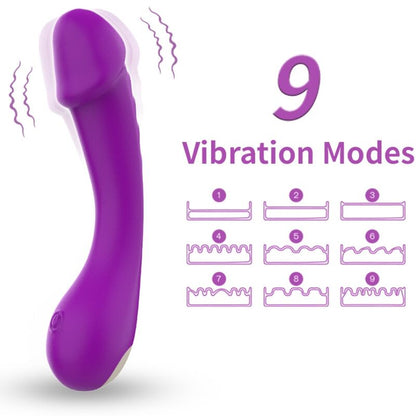 ARMONY - DILDOVIBRATOR G-PUNKTS SILIKON LILLA