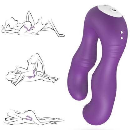 ARMONY - SERAPH VIBRATOR DOBBEL FJERNKONTROLL LILLA