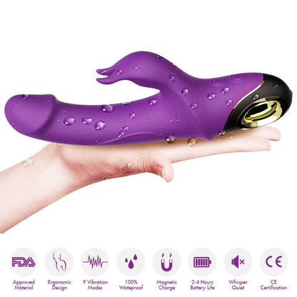 ARMONY - METEROR DILDO VIBRATOR RABBIT PURPLE