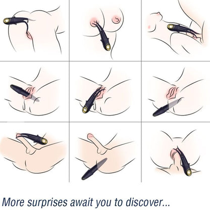 ARMONY - SKYGGEVIBRATOR DOBBELTHODE ERTENDE BLÅ