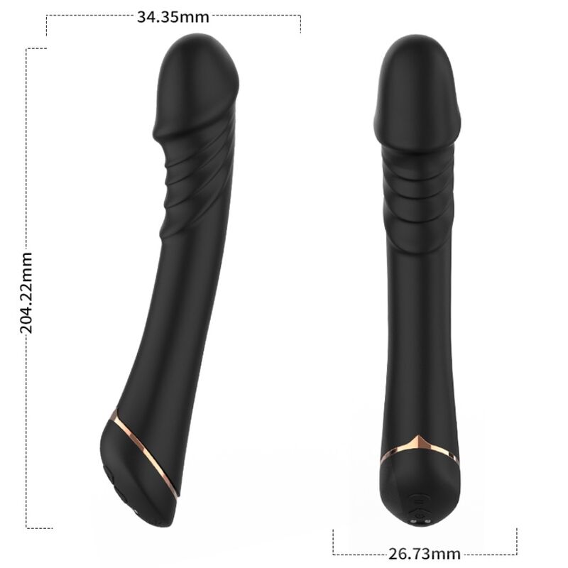 ARMONY - DILDOVIBRATOR SILIKON SVART