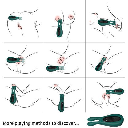 ARMONY - STIMULATOR OG VIBRATOR KANINGRØNN