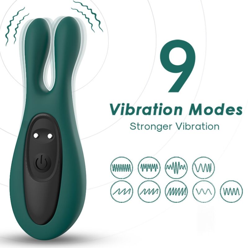 ARMONY - STIMULATOR OG VIBRATOR KANINGRØNN